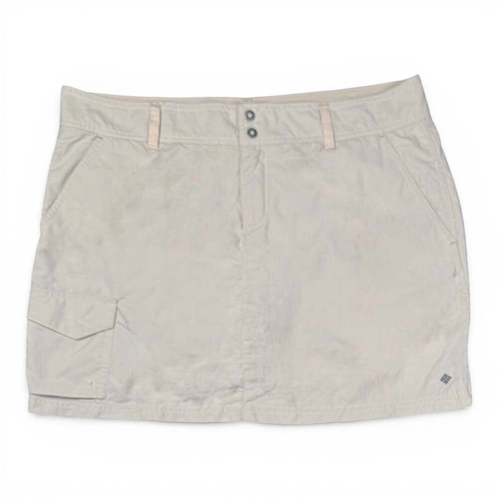 Columbia Omni-Shade Sandy River Cargo Skort Size 10 Tan